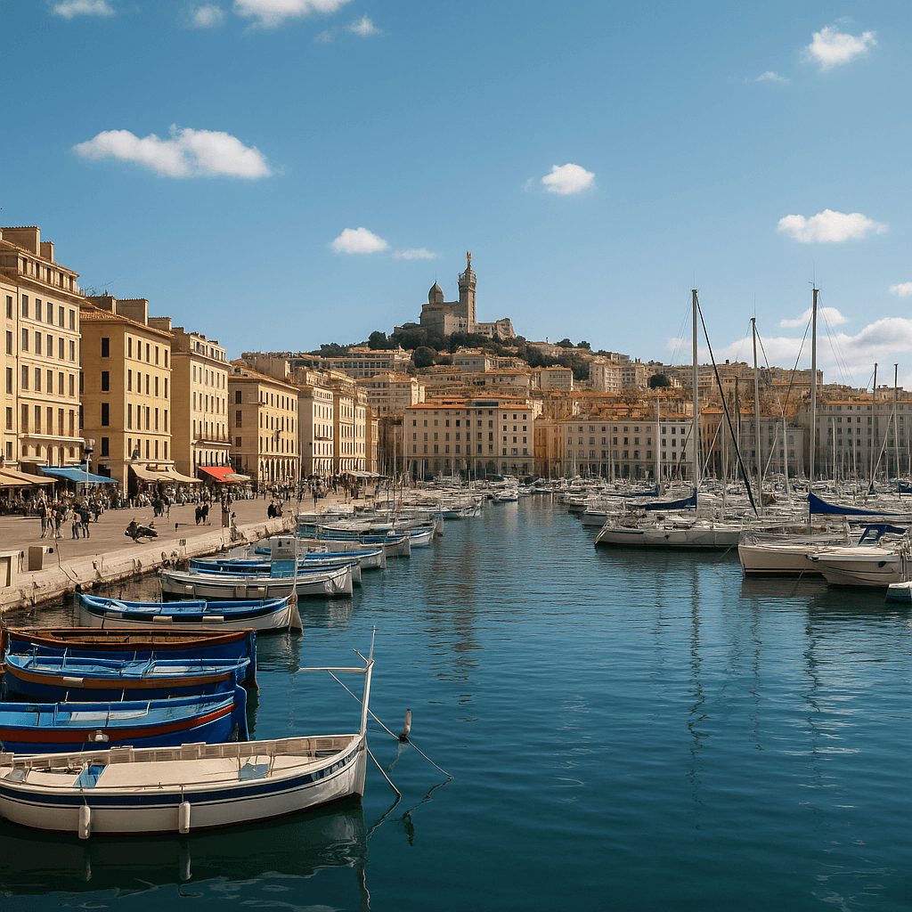 Trouver un job en restauration à Marseille : Le vieux port de Marseille
