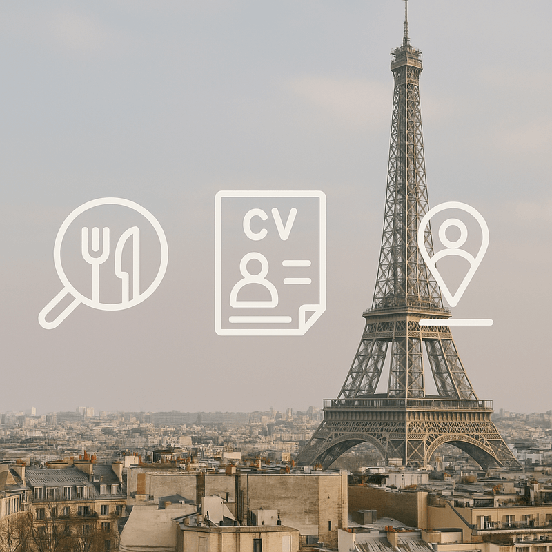trouver un job en restauration à Paris