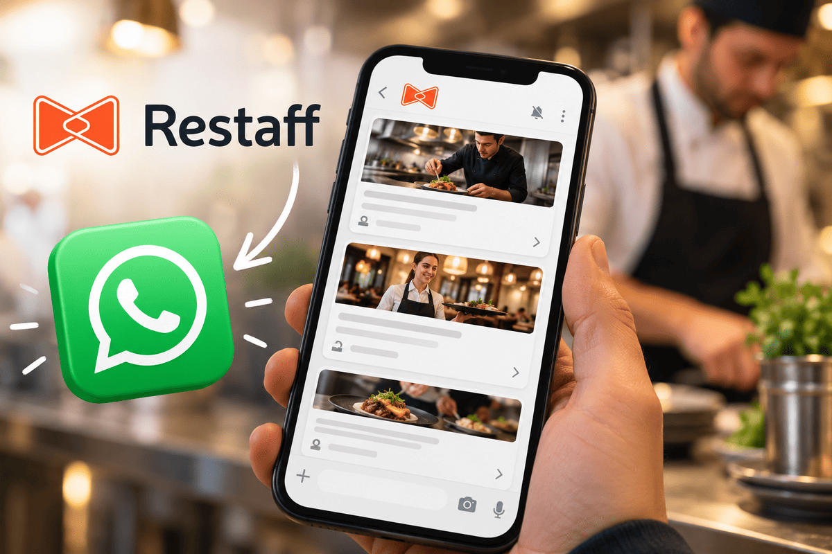 chaine whatsapp pour trouver un job en hôtellerie-restauration en France